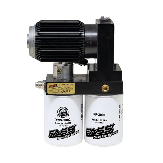 FASS No-Drop Titanium Signature PLUS 240G Fuel Pump 11-16 Ford 6.7L Powerstroke — official FASS product image 1