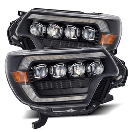 AlphaRex Nova LED Projector Headlights Black 12-15 Toyota Tacoma