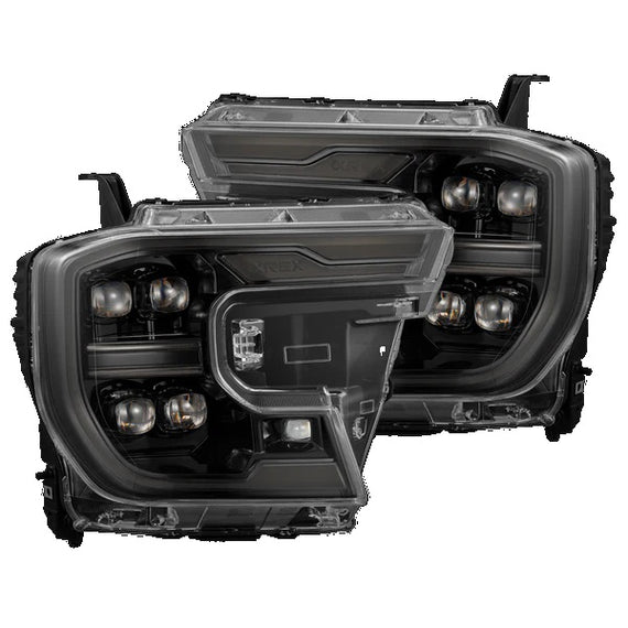 AlphaRex NOVA LED Headlights Alpha Blk w/ Converter 24-26 Ford Ranger Raptor