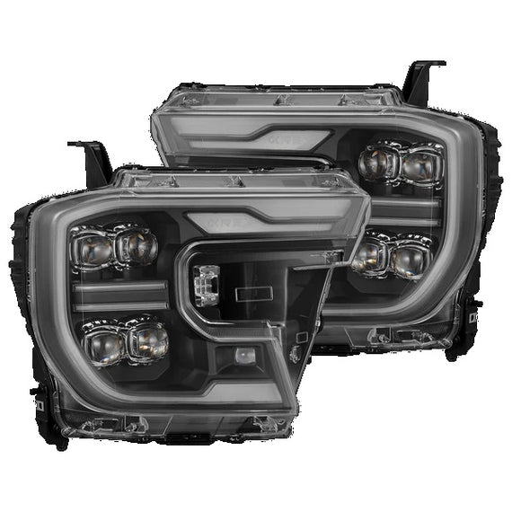 AlphaRex NOVA LED Projector Headlights Black 24-26 Ford Ranger