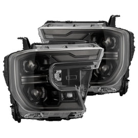 AlphaRex LUXX LED Headlights Alpha Black w/ Converter 24-26 Ford Ranger Raptor