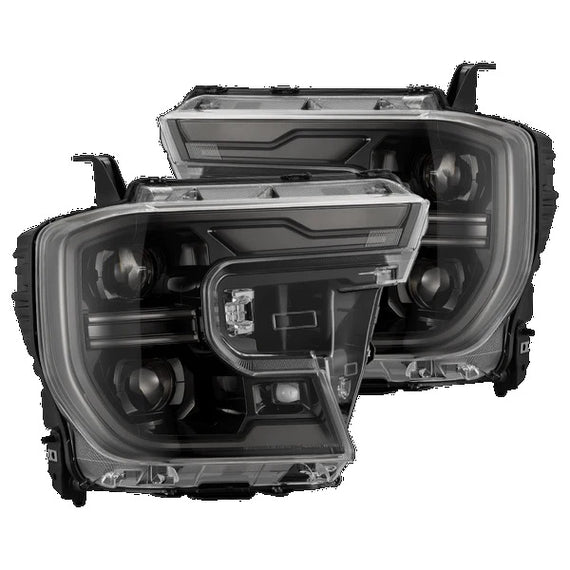 AlphaRex LUXX LED Projector Headlights Alpha Black 24-26 Ford Ranger