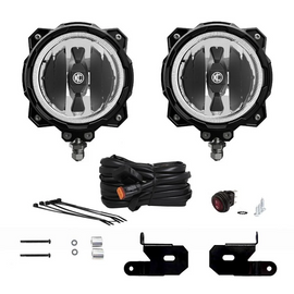 KC HiLites Gravity® Titan® LED Ditch Cowl Light Kit - Wide-40 Beam for '18+ Jeep Wrangler JL / JLU & '20+ Gladiator JT