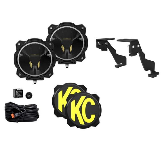 KC HiLites Gravity® Titan Wide-40 Beam Ditch Lights Kit for '15-'20 Ford F-150 / '17-'20 Raptor