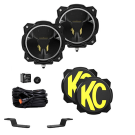 KC HiLites Gravity® Titan Spot Beam Ditch Lights Kit for '21-Up Ford Bronco
