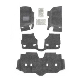 BedRug™ Front 4 Piece Floor Liner Carpet Kit For '11-'18 Jeep Wrangler JKU Unlimited 4 Door