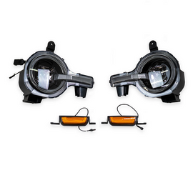 DV8 Offroad Black LED Headlights for '21+ Ford Bronco 6th Gen