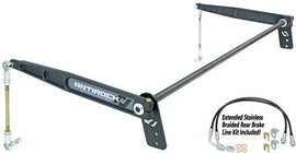 Rock Jock AntiRock Rear HEAVY Sway Bar Kit (Forged Arms, 1 1/8" Bar) for '07-'18 Jeep Wrangler JKU Unlimited 4 Door