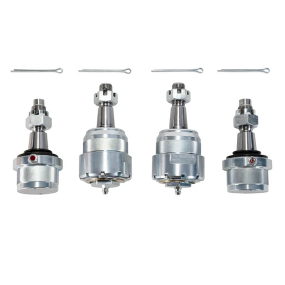 Dynatrac Heavy Duty Upper & Lower Knurled Front Ball Joint Kit for '07-'18 Jeep Wrangler JK/JKU & '99-'04 Jeep Grand Cherokee WJ
