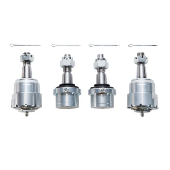 Dynatrac Heavy Duty Upper & Lower Non-Knurled Front Ball Joint Kit for '07-'18 Jeep Wrangler JK/JKU & '99-'04 Jeep Grand Cherokee WJ