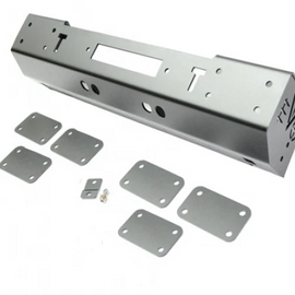 EVO MFG Quarter Pounder Front Bumper (Bare Steel) for '07-'25 Jeep Wrangler JK / JL & '20+ Gladiator JT