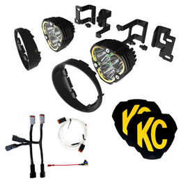KC HiLites FLEX ERA® 3 Fog Pocket Front Bumper LED Light Kit for '12-'23 Toyota Tacoma / '10-'25 4Runner / '14-'24 Tundra