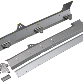 ARTEC Industries Boatside Steel & Aluminum Rocker Armor For '18-'25 Jeep Wrangler JLU Unlimited 4 Door