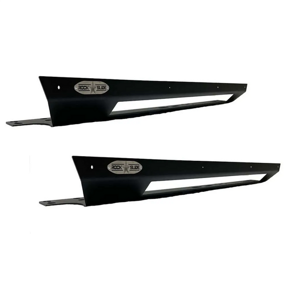 Rock Slide Engineering Step Slider Skid Plates 3.0 for '18-Newer Jeep Wrangler JLU Unlimited 4 Door