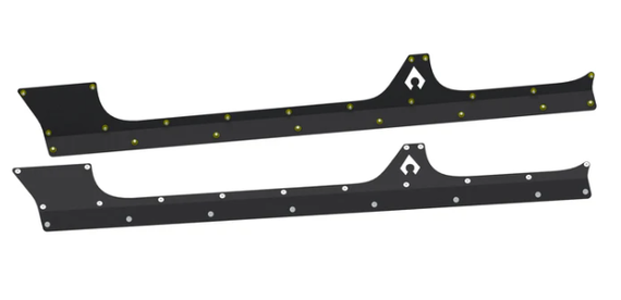 ARTEC Industries Aluminum Rocker Armor For '18-'25 Jeep Wrangler JLU Unlimited 4 Door