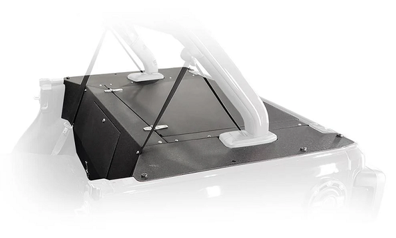 DV8 Offroad Rear Locking Storage Security Cover for '18+ Jeep Wrangler JLU Unlimited 4 Door