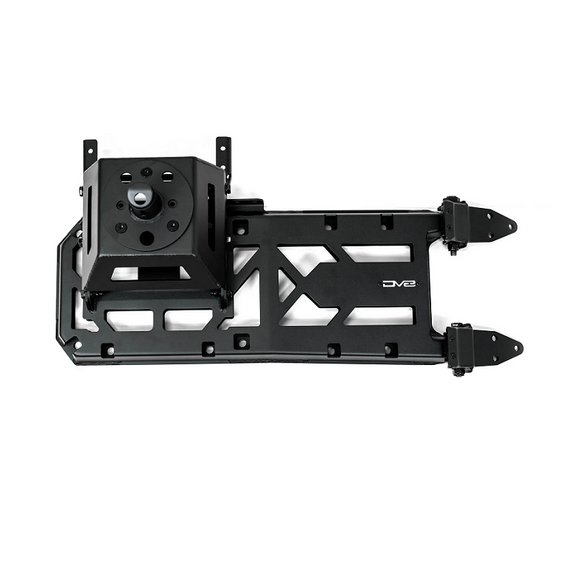 DV8 Offroad Hinged Tailgate Spare Tire Carrier for '18+ Jeep Wrangler JL / JLU