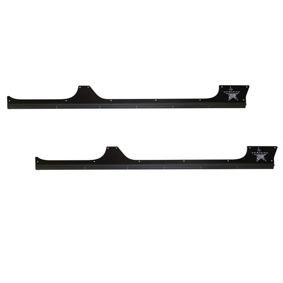 Rock Slide Engineering Step Slider Rocker Guards for '18-Newer Jeep Wrangler JLU 4 Door