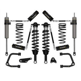 ICON Vehicle Dynamics 1.25-3" Lift Stage 4 Suspension Kit w/ Tubular UCA & Overland Rear Coils Springs for '24-'25 Toyota Tacoma 4WD