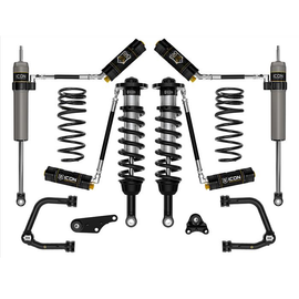 ICON Vehicle Dynamics 1.25-3" Lift Stage 5 Suspension Kit w/ Tubular UCA & Triple Rate Rear Coil Springs for '24-'25 Toyota Tacoma 4WD