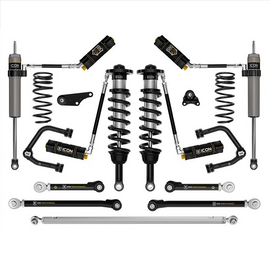 ICON Vehicle Dynamics 1.25-3" Lift Stage 11 Suspension Kit w/ Overland Rear Coil Springs, Tubular UCA, Links & Track Bar for '24-'25 Toyota Tacoma 4WD