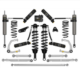 ICON Vehicle Dynamics 1.25-3" Lift Stage 13 Suspension Kit w/ Overland Rear Coil Springs, Billet UCA, Links & Track Bar for '24-'25 Toyota Tacoma 4WD