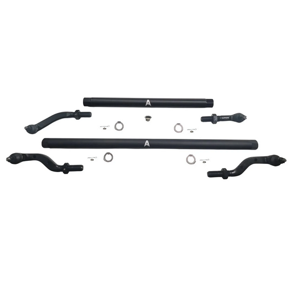 Apex Chassis 2.5 Ton Steering Kit (OTK) Blk Alum w/D44 For '18+ Jeep Wrangler JL & '20+ Jeep Gladiator JT