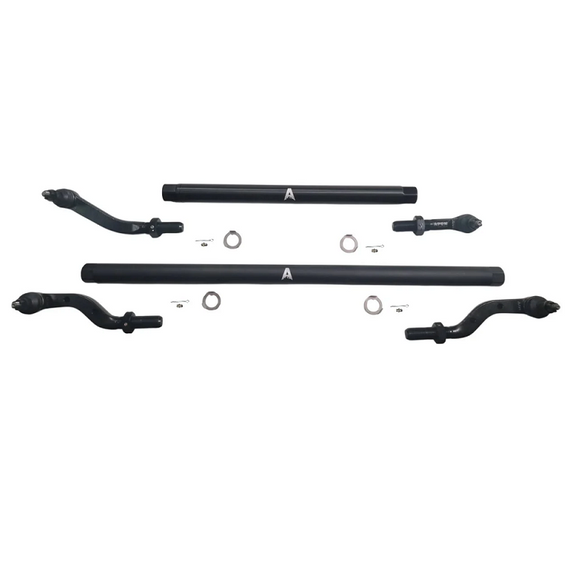 Apex Chassis 2.5 Ton Steering Kit Blk Alum w/Dana 44 For '18+ Jeep Wrangler JL & '20+ Jeep Gladiator JT