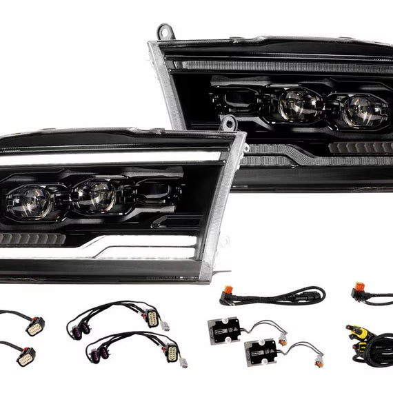 Morimoto XB Evo Hybrid LED Headlights PAIR For 09-18 Ram 2500 3500
