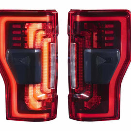 Morimoto XB LED Tail Lights Red PAIR For 17-22 Ford Super Duty F250 F350