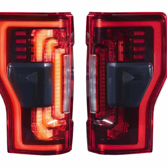 Morimoto XB LED Tail Lights Red PAIR For 17-22 Ford Super Duty F250 F350