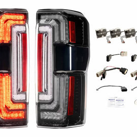 Morimoto XB LED Tail Lights Smoked PAIR For 23-26 Ford Super Duty F250 F350