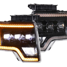 Morimoto Lighting Premium Plug & Play XB LED Headlights (Amber DRL) for '09-'14 Ford F150