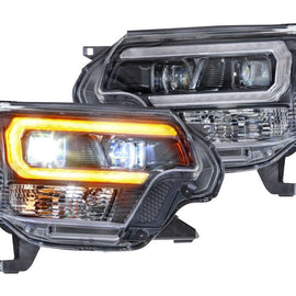 Morimoto XB Hybrid LED Headlights Projectors Amber PAIR For 12-15 Toyota Tacoma