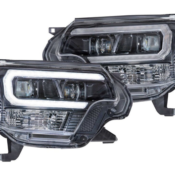 Morimoto XB Hybrid LED Headlights Projectors White PAIR For 12-15 Toyota Tacoma