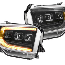 Morimoto XB LED Headlights Projectors Amber PAIR For 14-21 Toyota Tundra