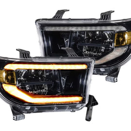 Morimoto XB LED Headlights Projectors Amber PAIR For 07-13 Toyota Tundra