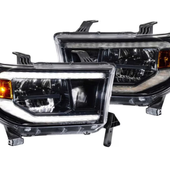 Morimoto XB LED Headlights Projectors White PAIR For 07-13 Toyota Tundra