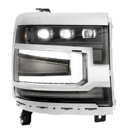 Morimoto XB LED Headlights PAIR Chrome For 16-18 Chevrolet Silverado 1500