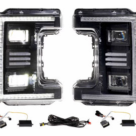 Morimoto XB Hybrid LED Headlights PAIR For 17-19 Ford F250 F350 450 Super Duty