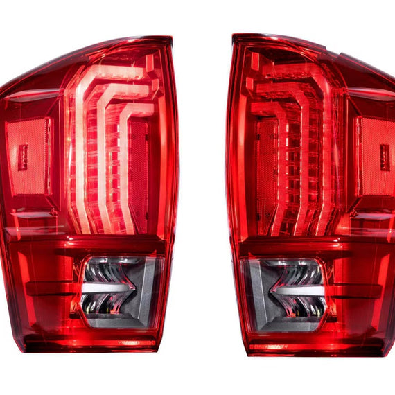 Morimoto XB LED Tail Lights Red PAIR For 16-23 Toyota Tacoma