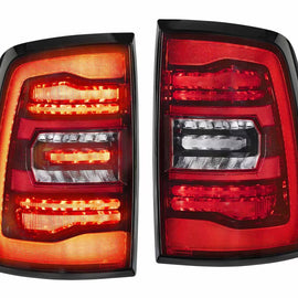 Morimoto XB LED Tail Lights Red PAIR For 19-24 Dodge Ram 1500