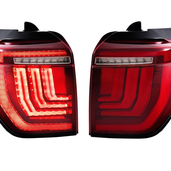 Morimoto XB LED Tail Lights Red PAIR For 10-24 Toyota 4Runner