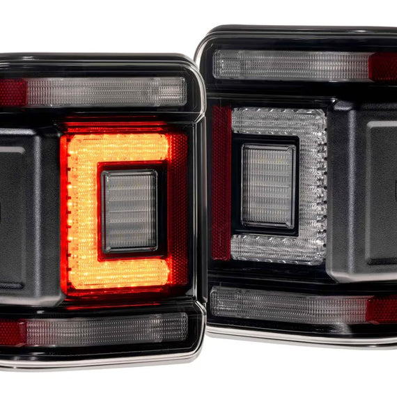 Morimoto XB LED Low Pro Tail Lights Smoked PAIR For 18-26 Jeep Wrangler JL