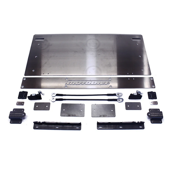 Motobilt Fold Aluminum Tailgate for '76-'86 Jeep CJ7 / '87-'95 Wrangler YJ / '97-'06 Wrangler TJ / '04-'06 Wrangler LJ