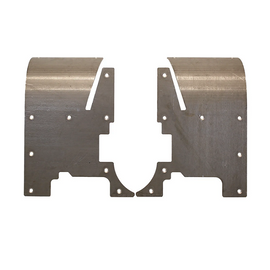Motobilt Cowl Armor - Bare Steel for '76-'86 Jeep CJ7 / '87-'95 Wrangler YJ