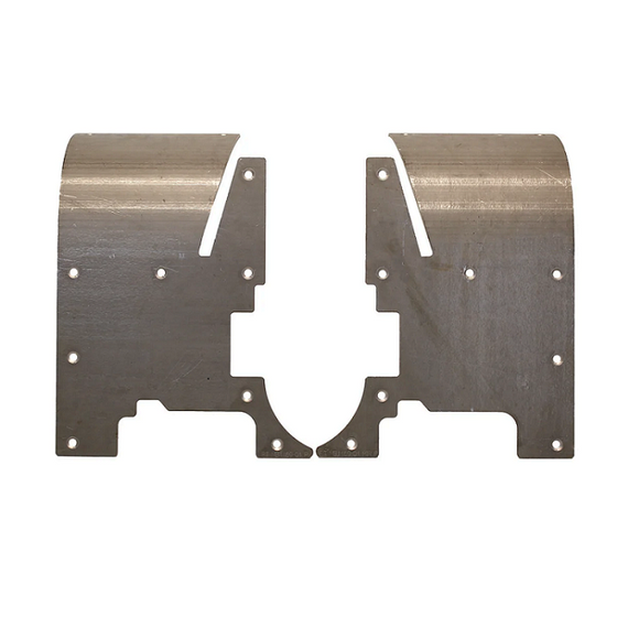 Motobilt Cowl Armor - Bare Steel for '76-'86 Jeep CJ7 / '87-'95 Wrangler YJ
