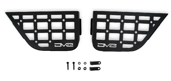 DV8 Offroad Slim Front Door Molle Pocket Panels for '11-'18 Jeep Wrangler JK / JKU