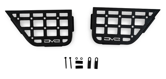 DV8 Offroad Slim Rear Door Molle Pocket Panels for '11-'18 Jeep Wrangler JKU Unlimited 4 Door