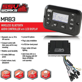 SSV Universal Bluetooth Audio Media-Controller with LCD-Display